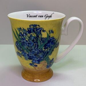 Vincent Van Gogh Yellow and Blue Floral Mug
